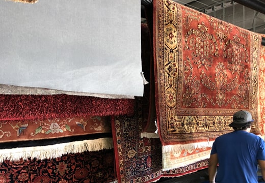 Rug Special Drying Process